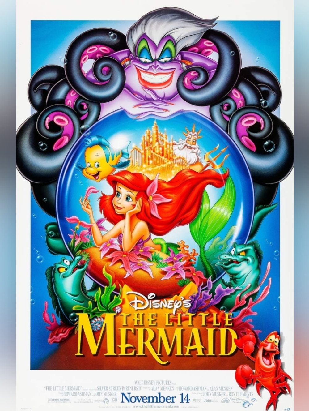 Custom Movie Poster Magnet The Little Mermaid Home Kitchen Decor